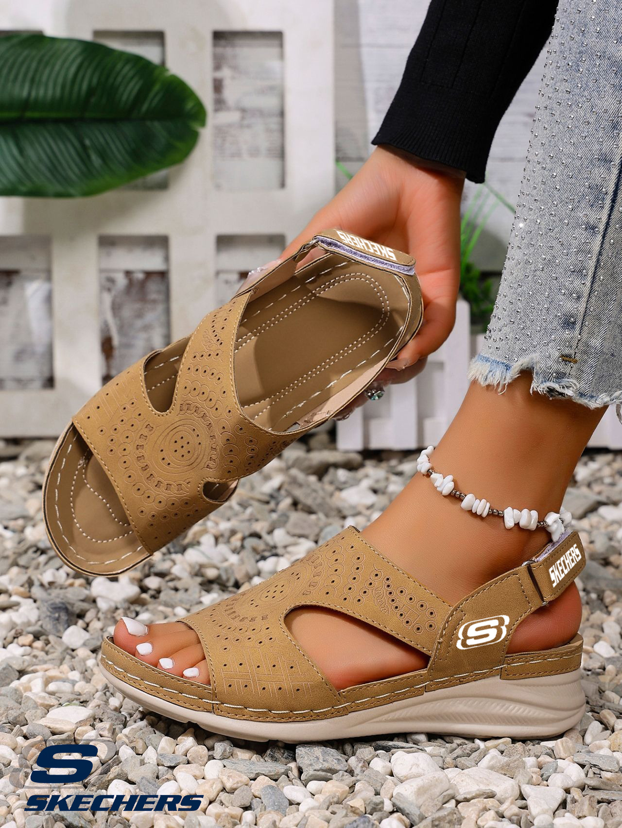 Sandały plażowe SKECHERS® Hollow