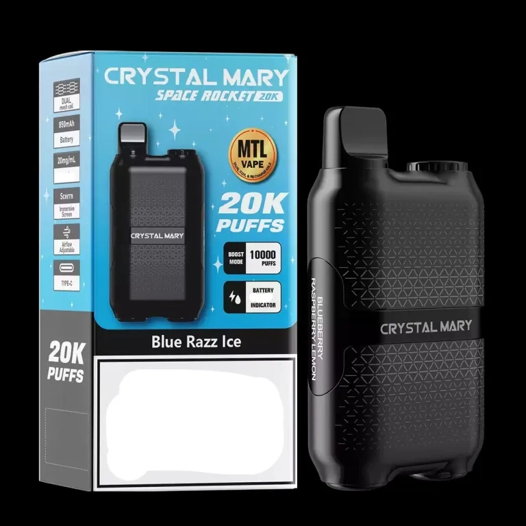 CRYSTAL MARY SpaceRocket 25ml Disposable Vape Strawberry kiwi