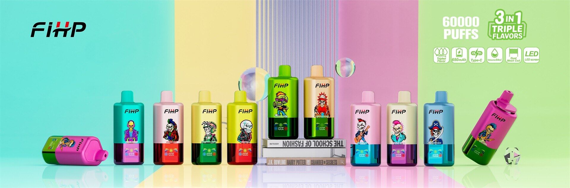 fihp - vape 3in1 60000 6w Puff 