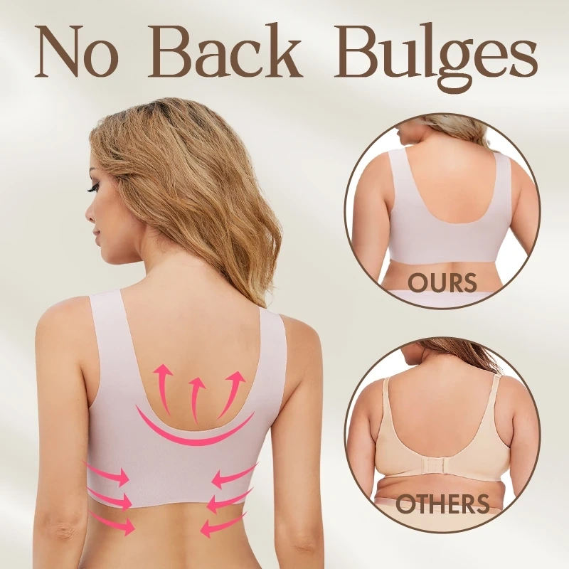 Sutiã ZenChic (conjunto de 3 peças) - PROMOÇÃO DE ÚLTIMO DIA - 80% DE DESCONTO - Sutiã push up sem costura sem fio