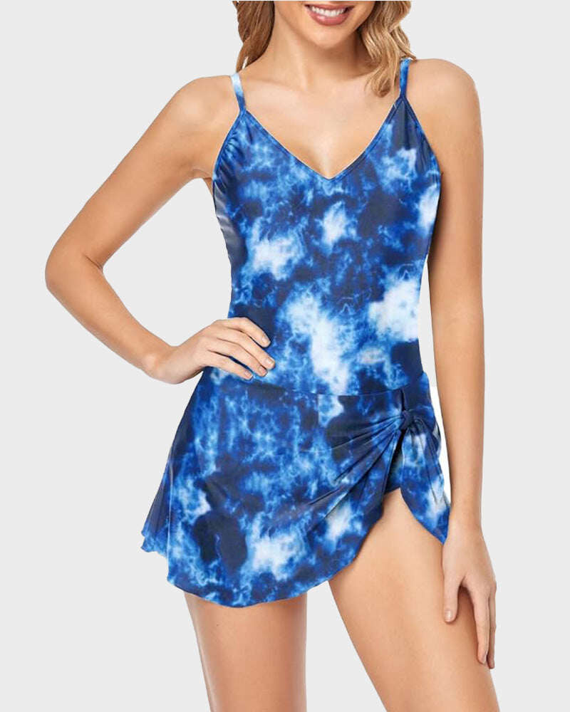 2025 New Women's Tummy Control Slim Fit One Piece Swimsuit