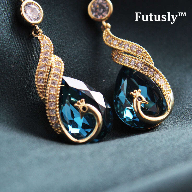 FUTUSLY™ КОМПЛЕКТ ОБЕЦИ И КОЛИЕ ОТ КРИСТАЛЕН ПАУН С МАГНИТЕН ГЕРМАНИЙ ЗА ЛИМФЕН ДРЕНАЖ