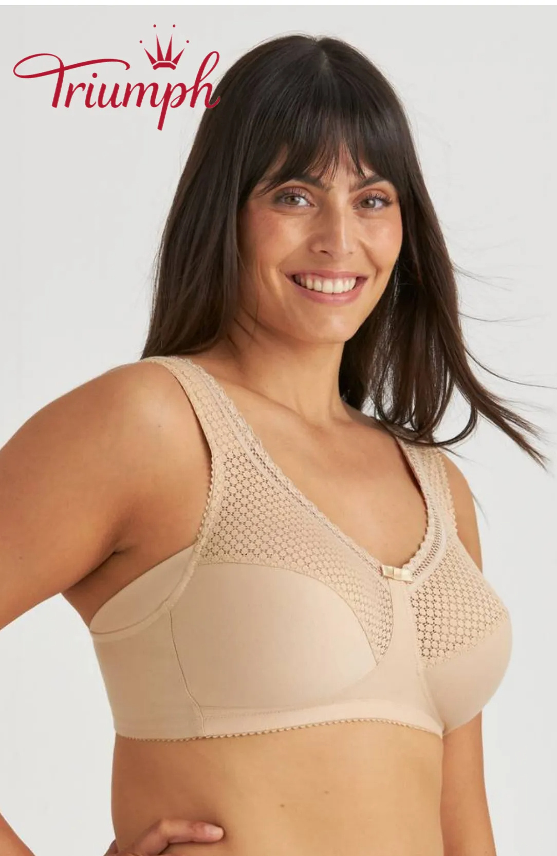 Triumph 3-piece set 🔥 Comfortable Patterned Lace Bra