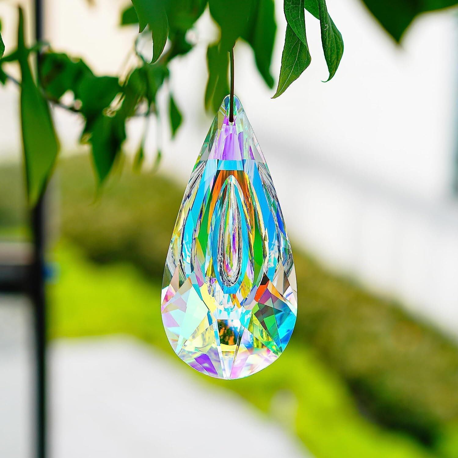 120mm AB-Color wiszące kryształy pryzmatyczne łapacze słońca