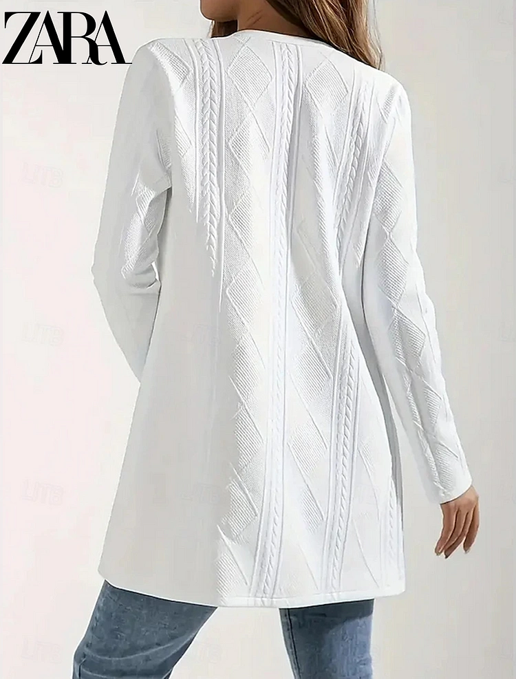 Oferta de início de outono 🔥 Cardigan feminino casual leve de manga comprida