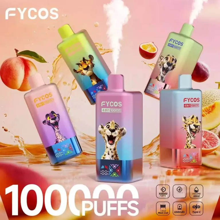 FYCOS-4-IN-1-100K-100000-Puffs-Quad-Flavor-Disposable-Vape-Wholesale-LED-Display-3