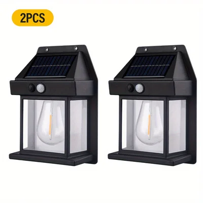 🔥Nowa lampa ścienna solarna z wolframu na rok 2025 do użytku na zewnątrz🔥