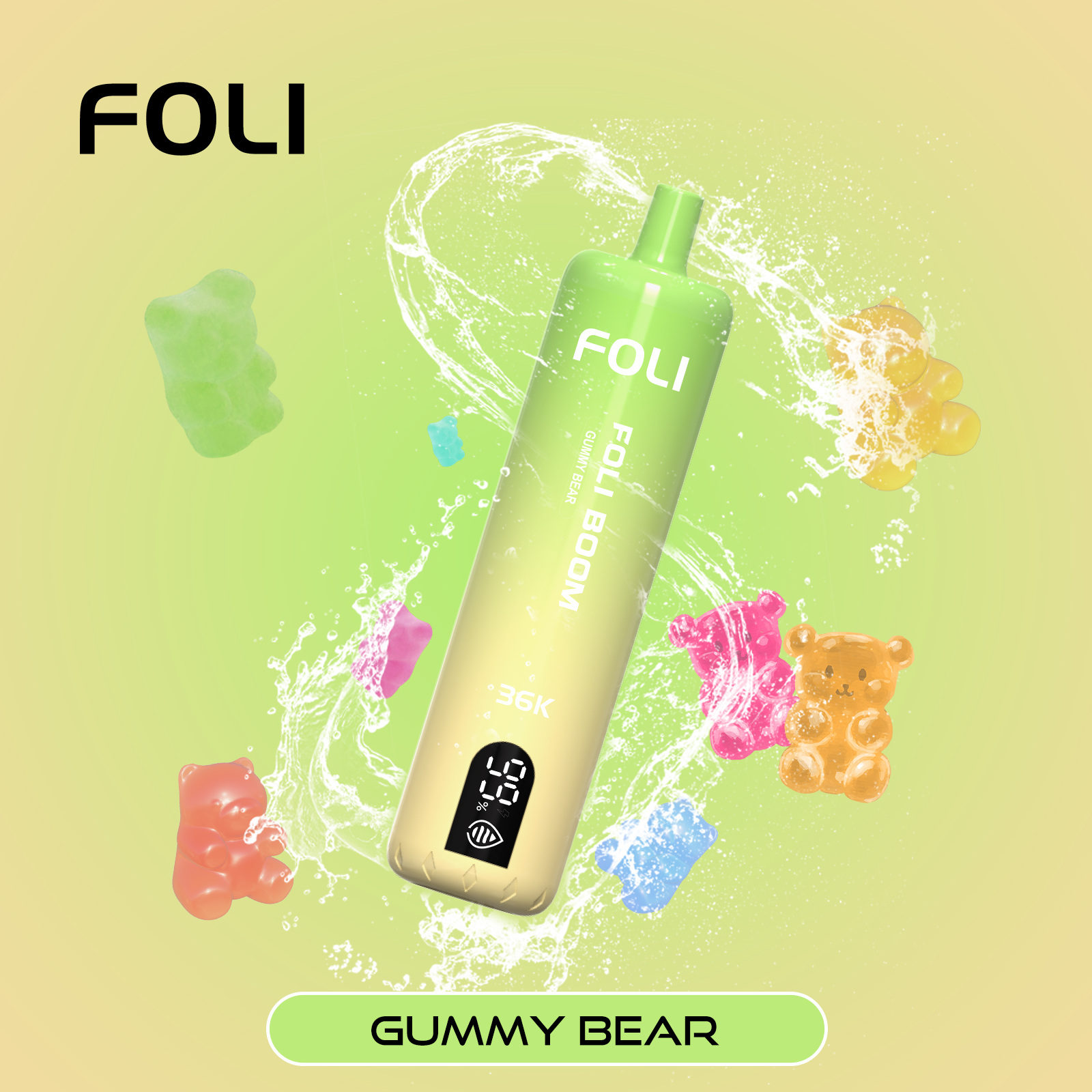 FOLI 36000 36K Puffs Najnowszy jednorazowy waporyzator
