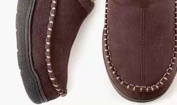 Cross-border cotton slippers autumn and winter indoor home use non-slip warm plus velvet suede slippers winter men's Amazon