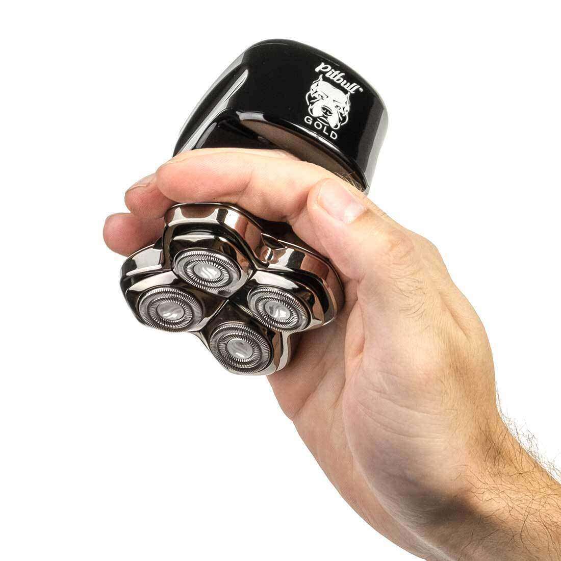 Barbeador elétrico masculino Pitbull Gold PRO para cabeça e rosto