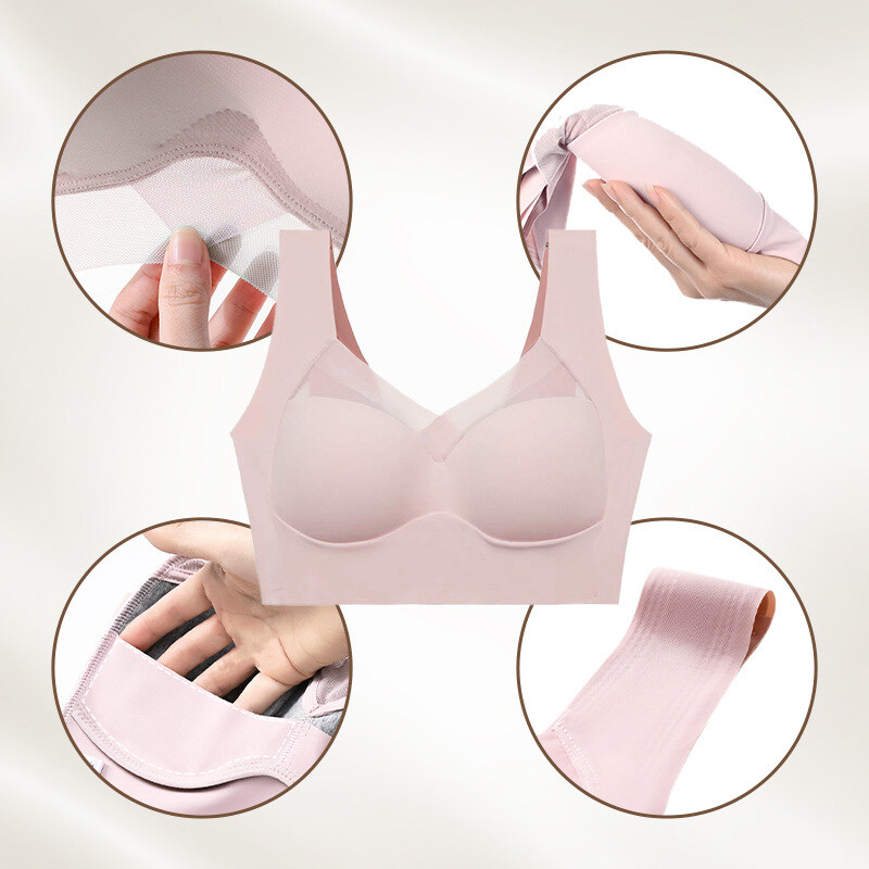 Sutiã ZenChic (conjunto de 3 peças) - PROMOÇÃO DE ÚLTIMO DIA - 80% DE DESCONTO - Sutiã push up sem costura sem fio