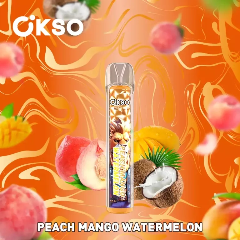 Okso crystal bar 800 eldobható föld 800 puffs háló tekercs nagykereskedelmi.