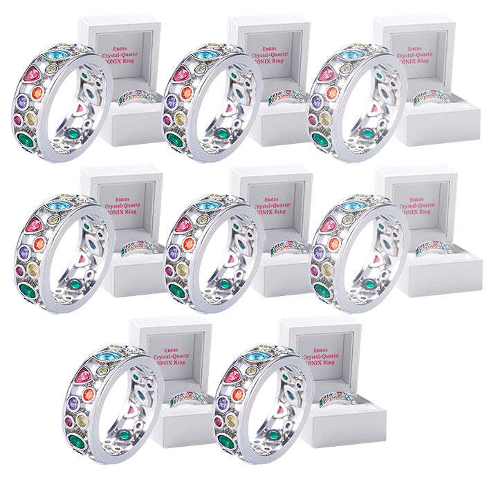 Enéas anel de quartzo de cristal[Último dia!][Venda final!] Preço com desconto