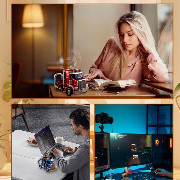 Χειροποίητη κούπα καφέ φορτηγού