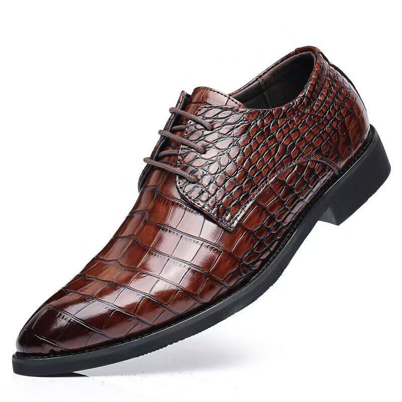 Sapato derby clássico elegante