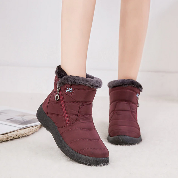 50% de desconto🥾Sapatos de inverno femininos confortáveis, impermeáveis ​​e antiderrapantes