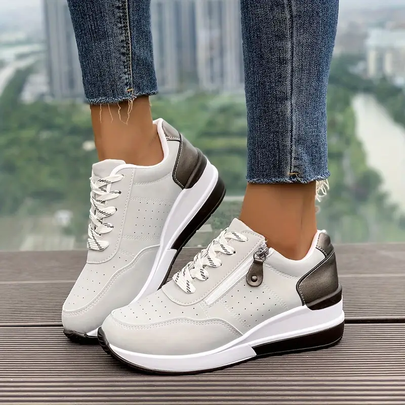 🔥Legnépszerűbb termékek - Utolsó napi akció 60% kedvezménnyel🔥Plus Size női sokoldalú, alacsony szárú, divatos tornacipők