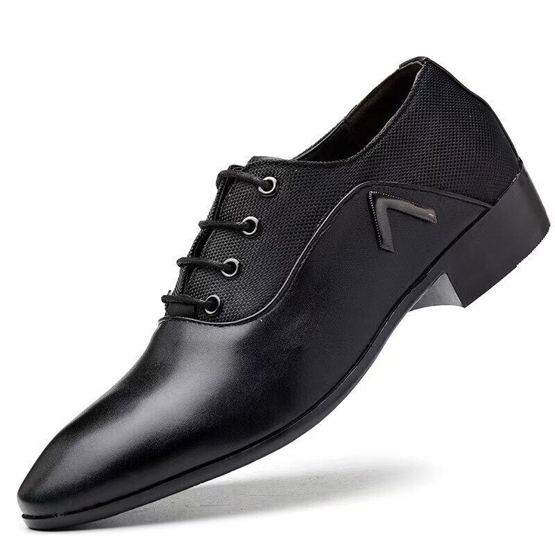 Sapato de homem elegantes em pele de vaca | 50% de desconto🔥