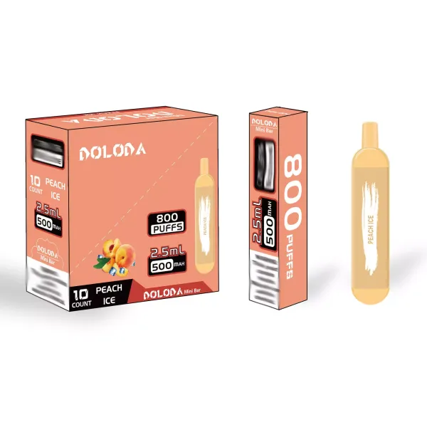 DOLODA Mini bar 800 Puffs Rechargeable Disposable Vape Wholesale