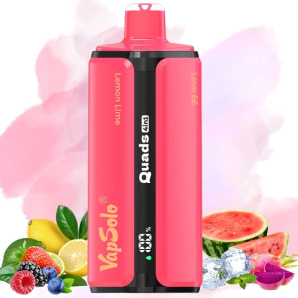 Vapsolo 80000 puffs disposable vape Lemon Lime & Watermelon Ice & Black Ice Dragonfruit Strawberry & Love66