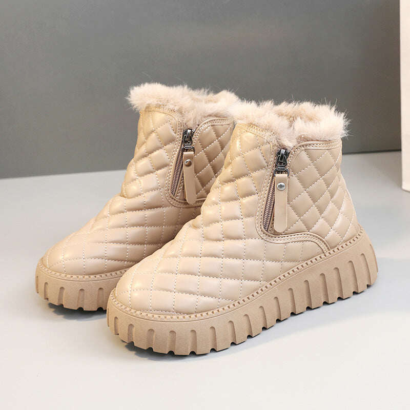 🎅[Presente perfeito] Botas femininas de inverno quentes de lã