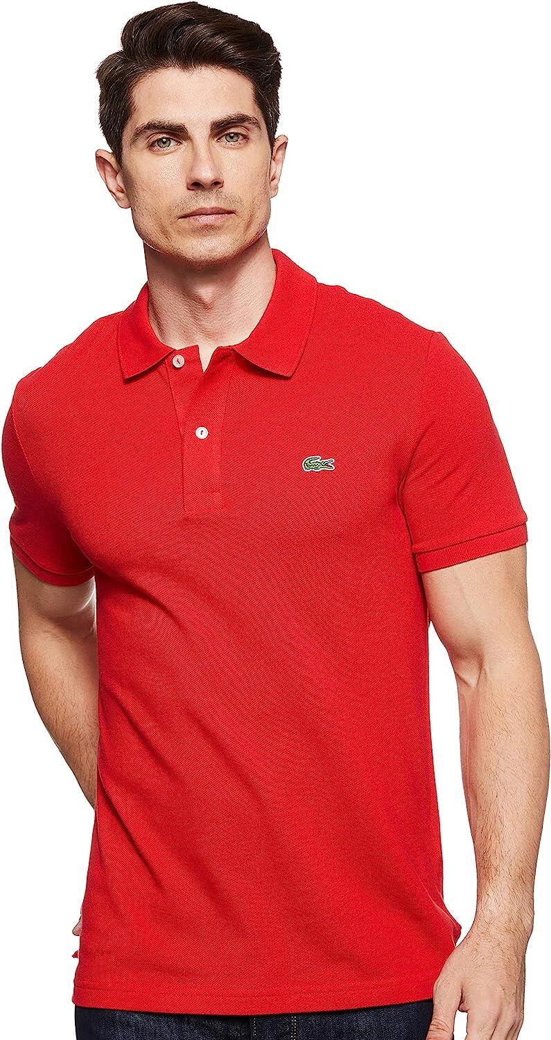 CAMISA POLO MASCULINA LACOSTE CLASSIC PIQUE SLIM FIT MANGA CURTA