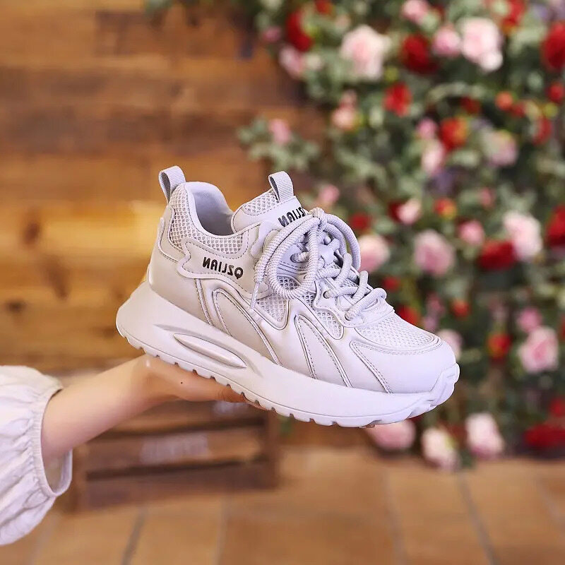 【35-40】2024 verão nova malha respirável sapatos desportivos femininos