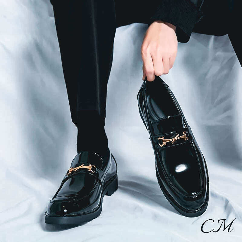 Mocassins de couro 