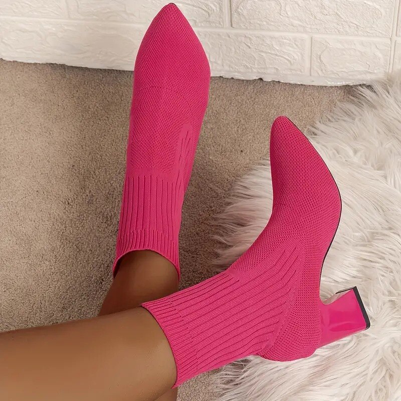 BOTAS CHELSEA FEMININAS DE SALTO ALTO E SALTO GROSSO