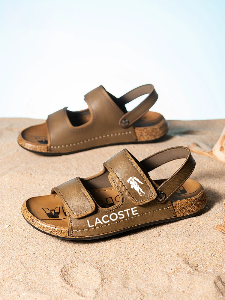 Sandały skórzane męskie Lacoste