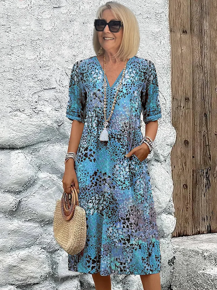 Vestido midi leve