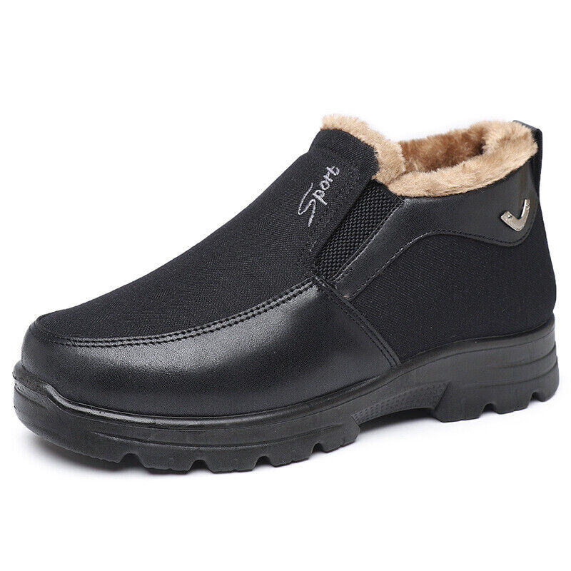 BOTAS DE INVERNO MASCULINAS IMPERMEÁVEIS QUENTES ANTIDERRAPANTES BOTAS DE NEVE CONFORTÁVEIS