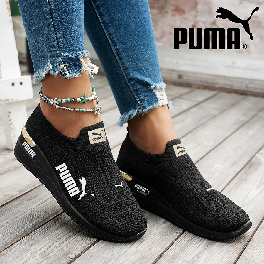 Damskie oddychające buty z siateczki - elastyczna podeszwa