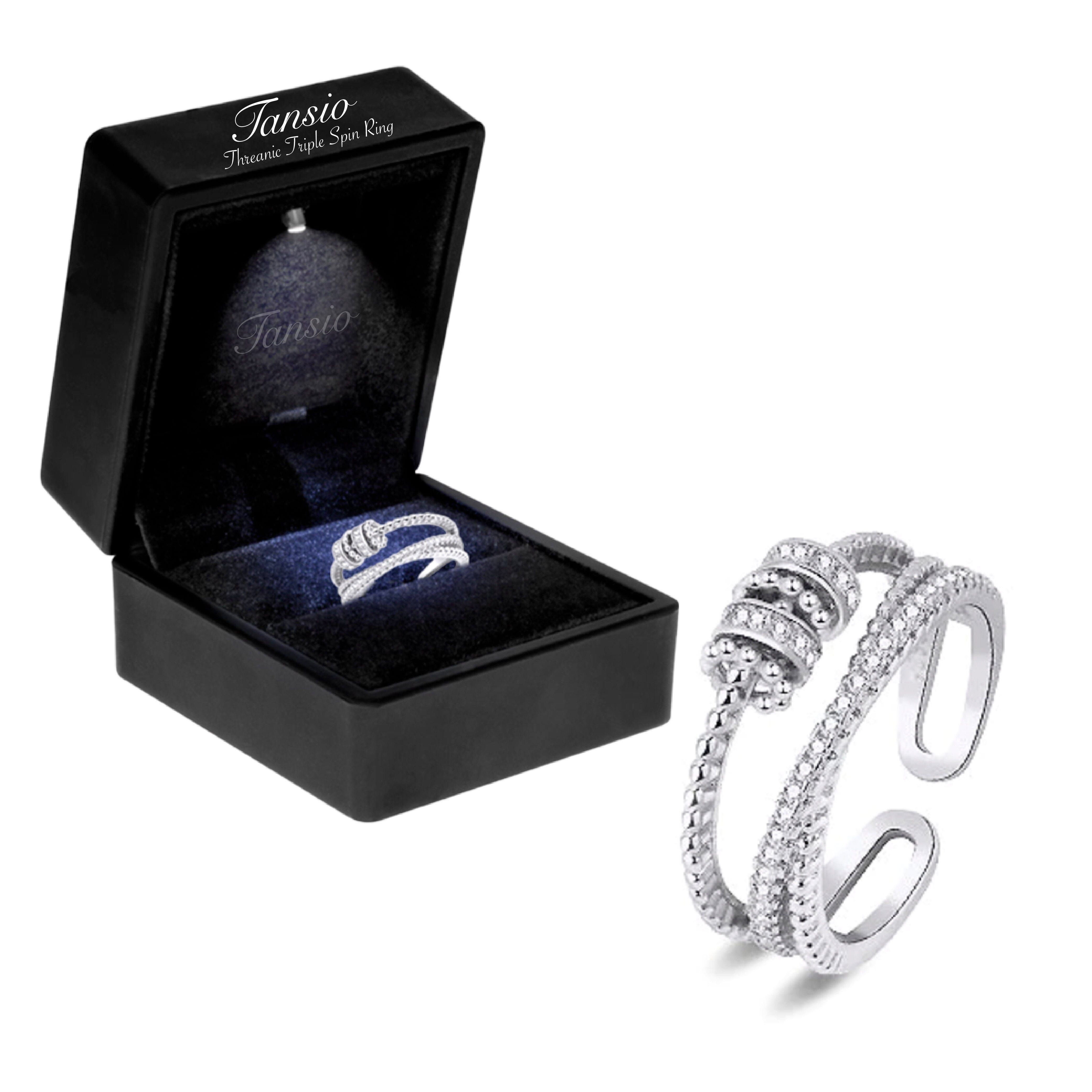 TANSIO Treanic anel triplo de fiação