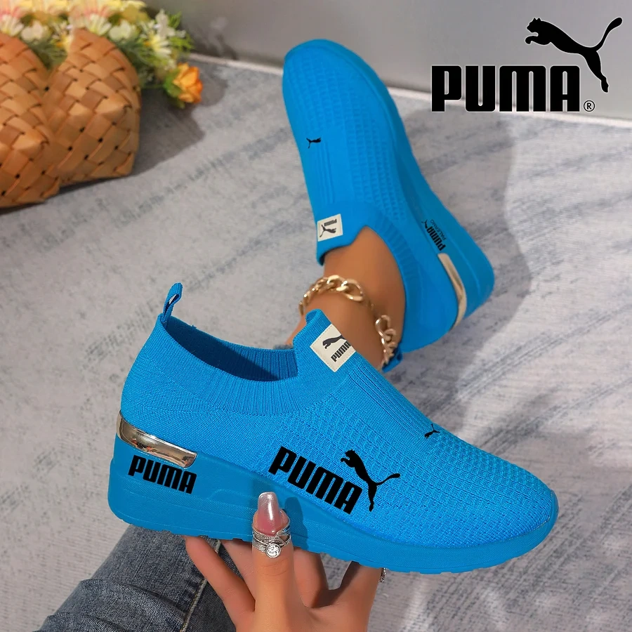 Damskie oddychające buty z siateczki - elastyczna podeszwa
