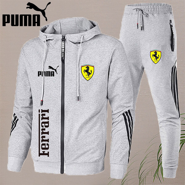 PUMA®2025Kétrészes férfi hétköznapi sportkészlet tavaszra és őszre
