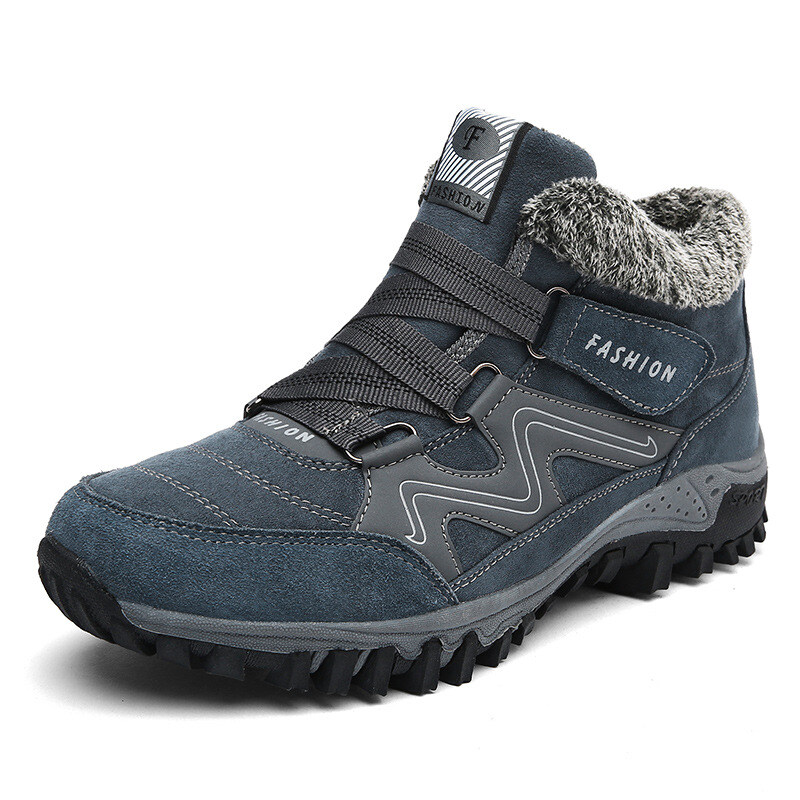 Glacial Comfort - Botas de corrida impermeáveis ​​unissex com velcro