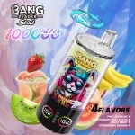 Bang Leader Stoll 100K Puffs Vape 7.Pink Lemonade & Kiwi Passion Fruit Guava & Peach Berry & Strawberry Banana