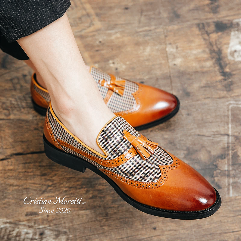 Sapatos Slip-On de Couro Premium Antonio De LucaTM