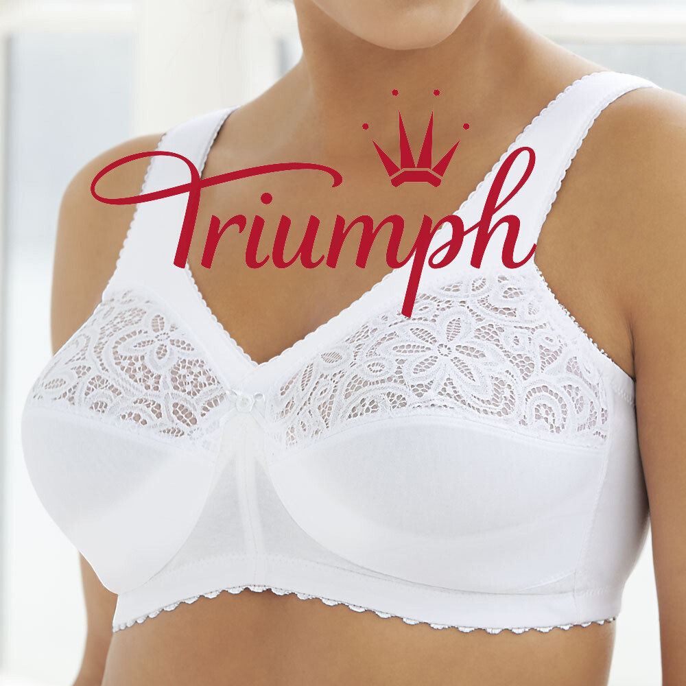 👙Triumph - 🔥 3 peças [75A-110F]. Sutiã sexy de renda ajustável