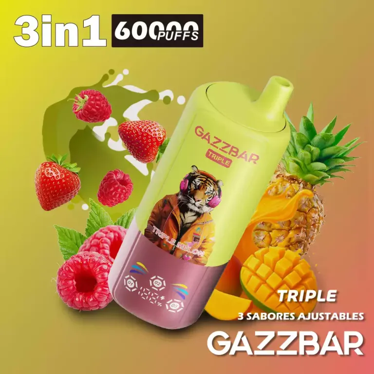 GAZZ BAR TRIPLE 60000 Puffs 3in1