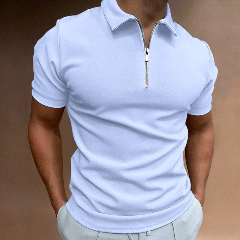Koszulka polo zapinana z boku | 50% RABATU