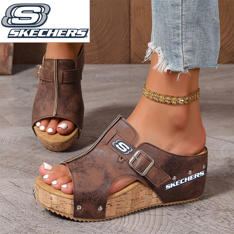 SKECHERS® Melhores calçados ortopédicos de couro para massagem feminina em 2025