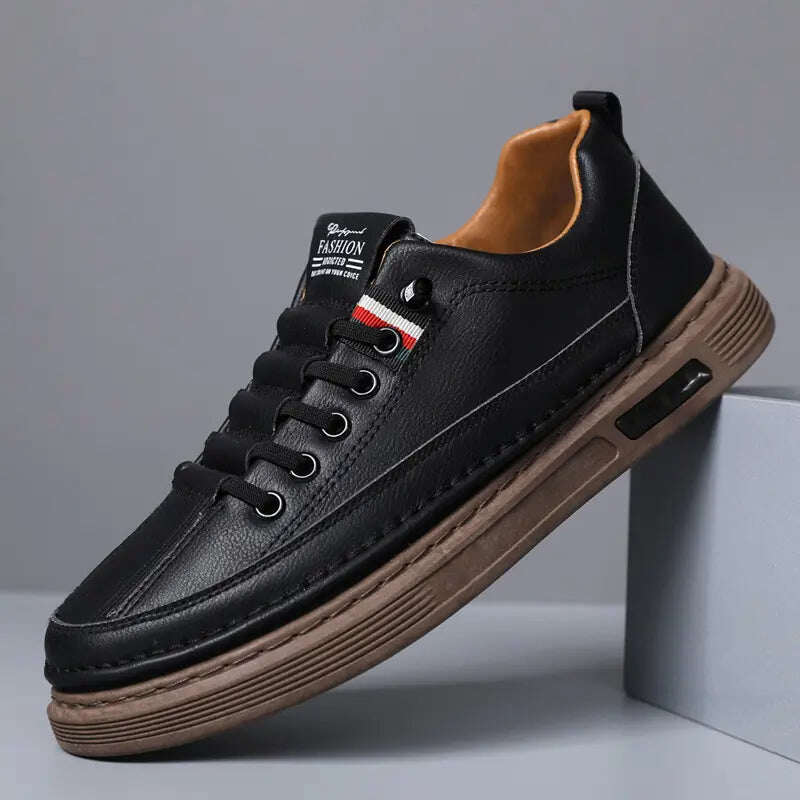 【39-44】 2025 Wysokiej jakości męskie buty skórzane
