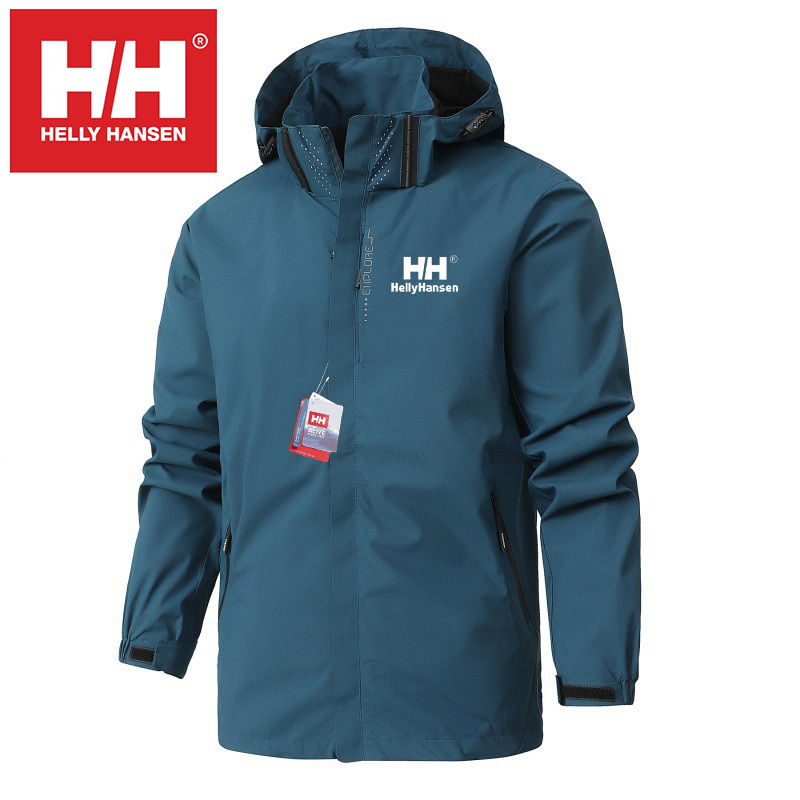 HELLY HANSEN - 2025 NOVA CASACO COM CAPUZ, IMPERMEÁVEL E À PROVA DE VENTO