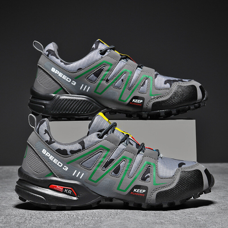 sapatos casuais de corrida cross-country salomon outdoor sapatos de caminhada masculinos