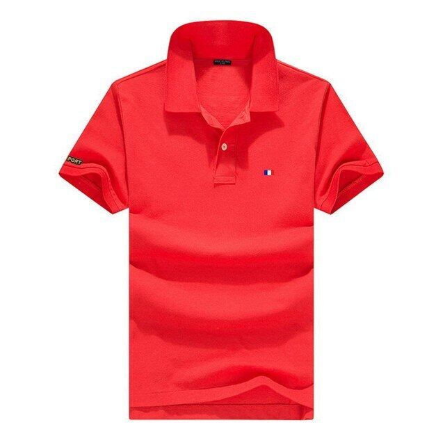 Camisa polo masculina manga curta com absorção de umidade e elasticidade com secagem rápida + proteção UV