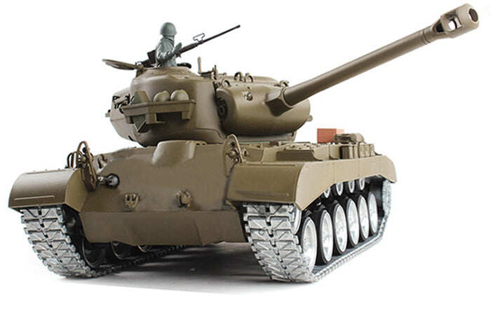 M26 Pershing RC Tank Heng Long 3838 Snow Leopard RC Battle Tank - Versão Metal Pro