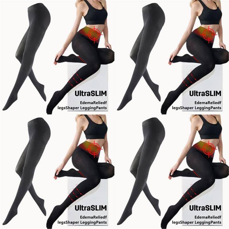 Calças modeladoras de pernas muito leves e suaves