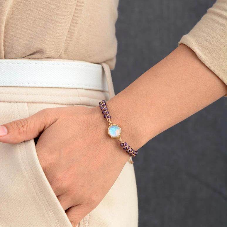 Pulseira Espiritual Ametista & Opala